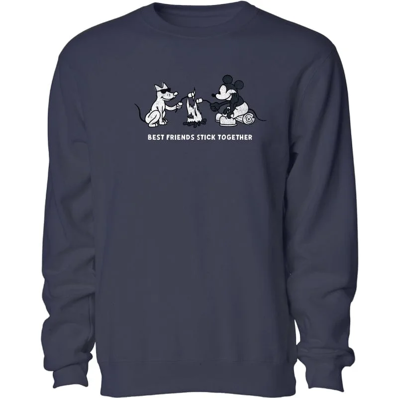 Stylish Savings Best Friends Stick Together - Crewneck Sweatshirt