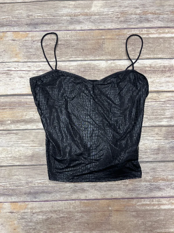 Top Sleeveless By Shein In Black, Size: L