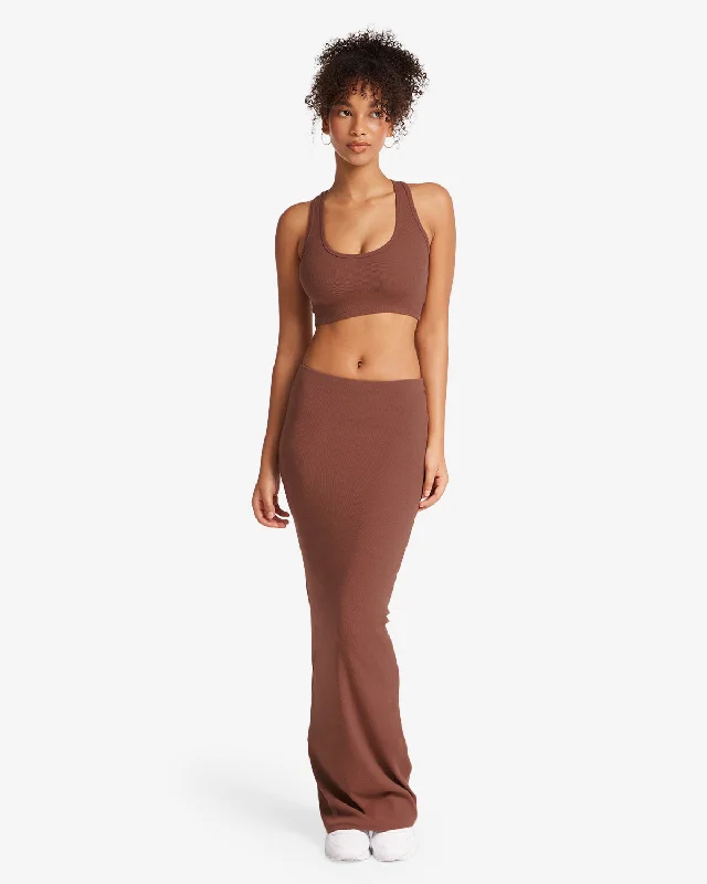 Top Deals Rib Maxi Skirt | Maple