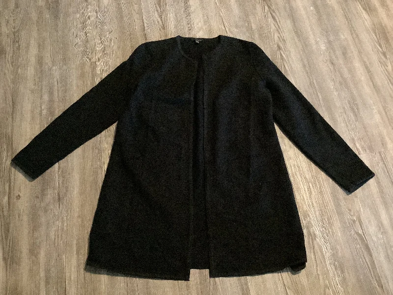 Sweater Cardigan By Talbots In Black, Size: M