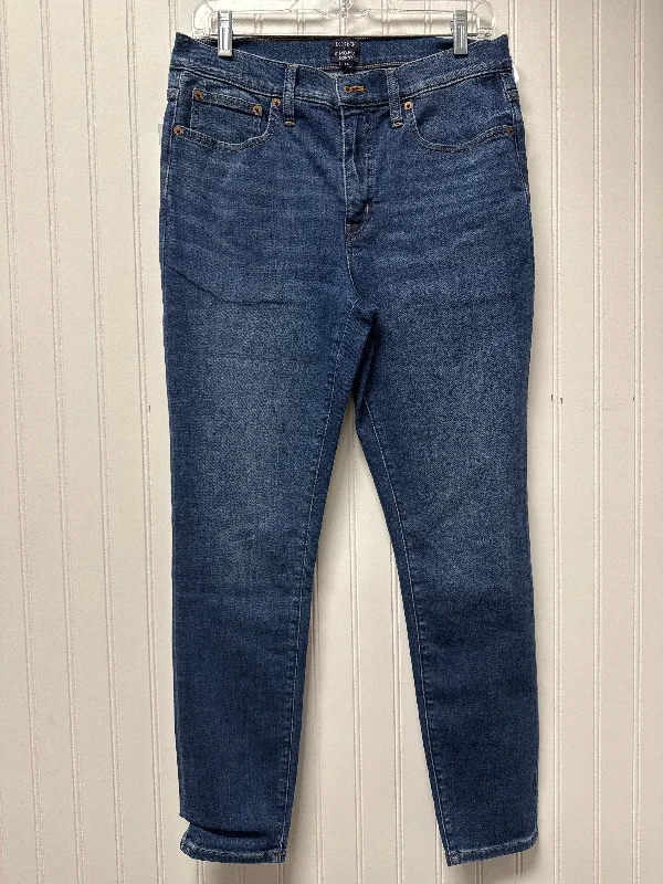 Jeans Skinny By J. Crew In Blue Denim, Size: 8