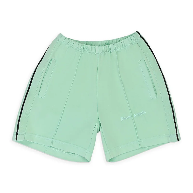 Get The Latest Trends Palm Angels Mint GD TRACK SHORTS