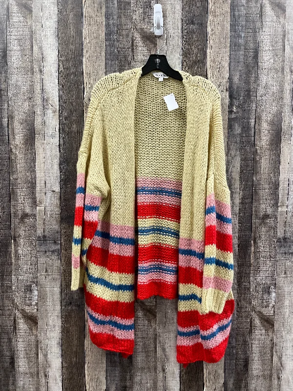 Sweater Cardigan By Davi & Dani In Multi-colored, Size: S