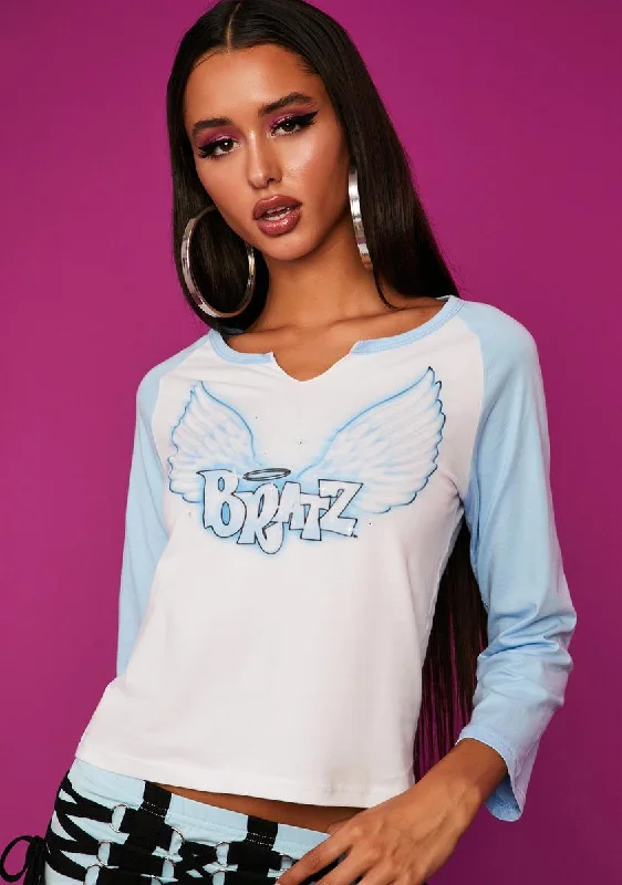 Fashion Sale Nobody's Angel Raglan Tee