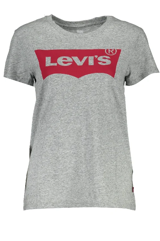 Contemporary Elegance Levi's Chic  Printed Logo Cotton Tee for Women's Women