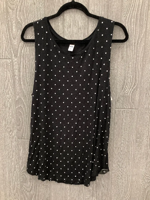 Top Sleeveless By Old Navy In Black, Size: 1x