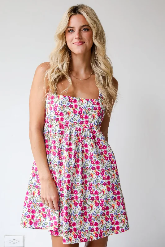 Wardrobe Essentials FINAL SALE - Pleasantly Darling Floral Mini Dress