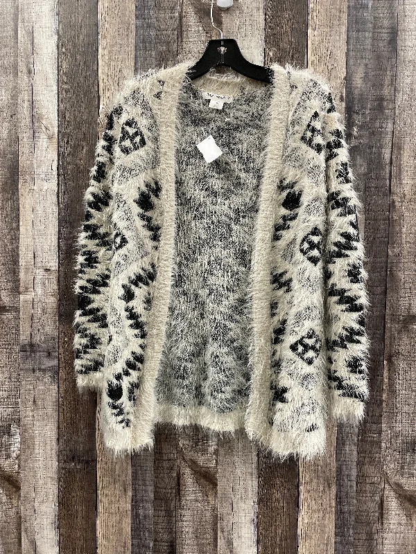 Sweater Cardigan By Say What In Animal Print, Size: Xs