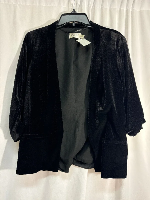 Blazer By Eliza J In Black, Size: L