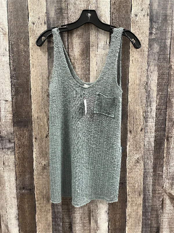 Top Sleeveless By Lush In Green, Size: S