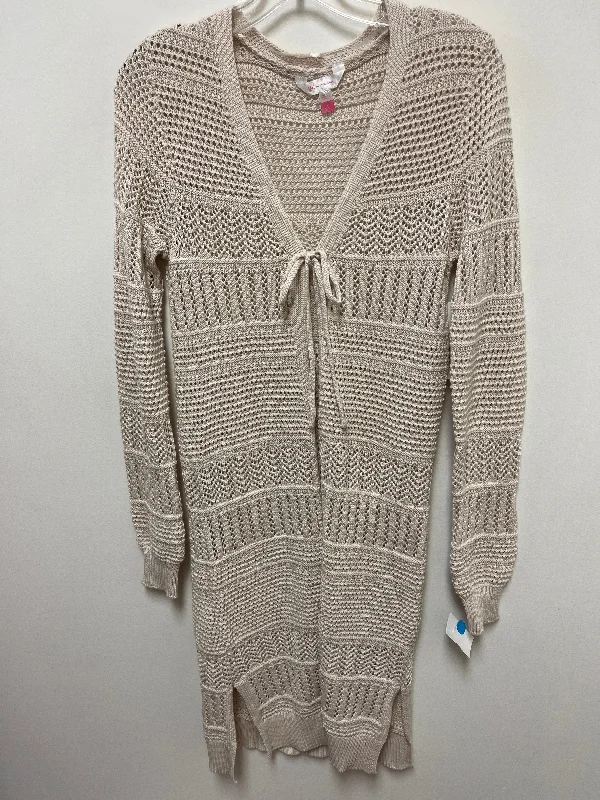 Sweater Cardigan By No Boundaries In Cream, Size: S