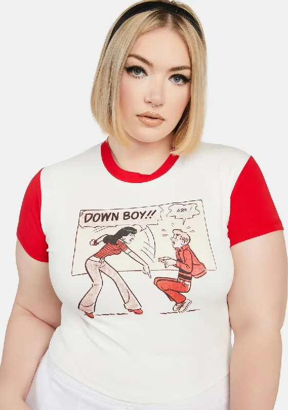 Romantic Flair Plus Down Boy Baby Tee