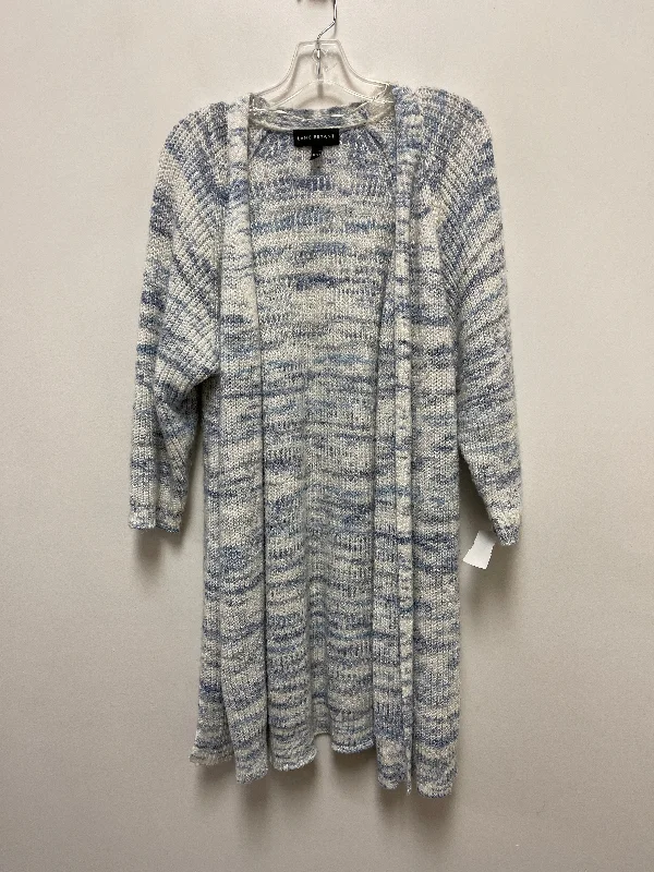 Sweater Cardigan By Lane Bryant In Blue, Size: 1x