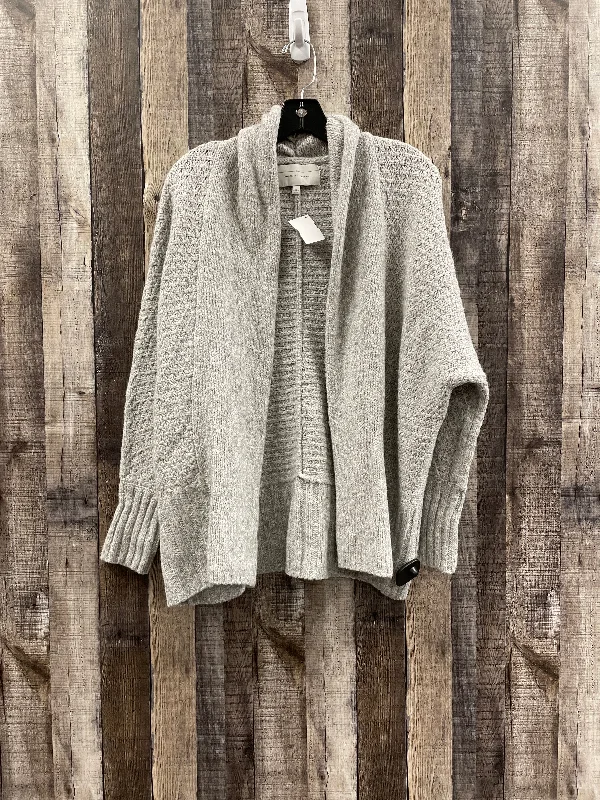 Sweater Cardigan By Cme In Grey, Size: Xs