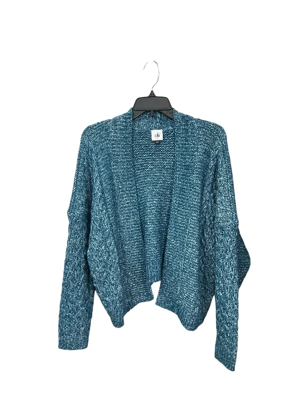 Sweater Cardigan By Cabi In Blue, Size: S