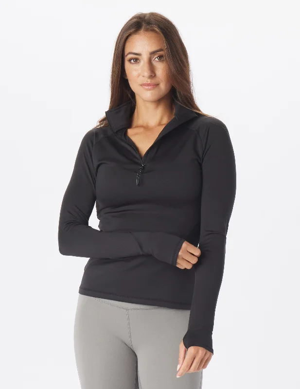 Discounts On Casual Weekend Styles Glyde Quarter Zip: Black