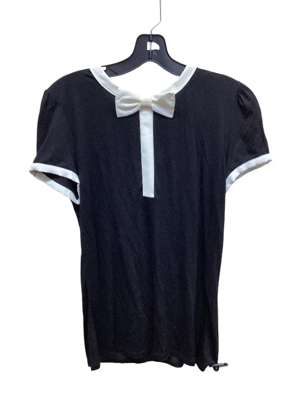 Daily Essentials Top Short Sleeve By Ted Baker In Black & White