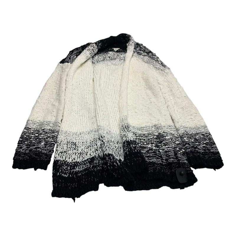 Sweater Cardigan By Akemi And Kin In Black & White, Size: Xs