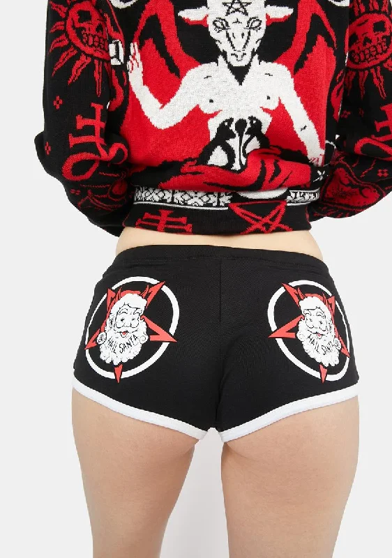 Everyday Glamour Hail Santa Booty Shorts