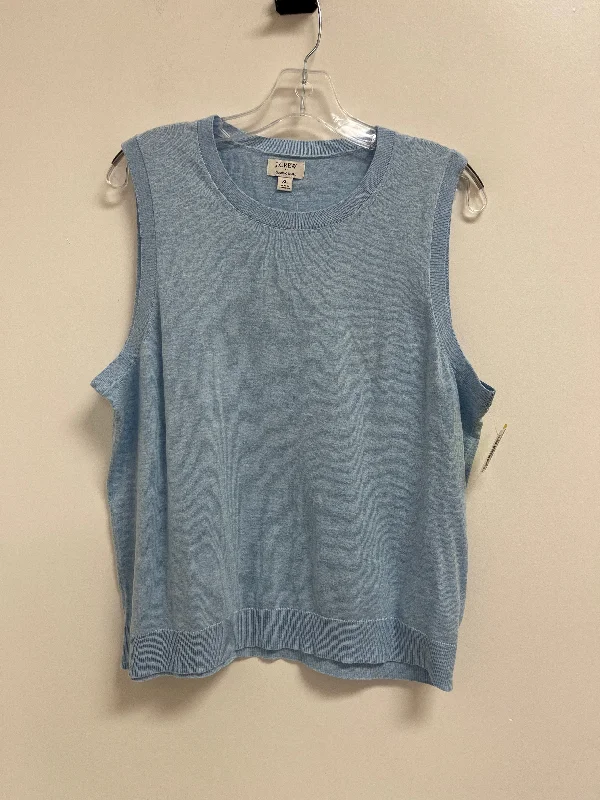 Top Sleeveless By J. Crew In Blue, Size: Xl