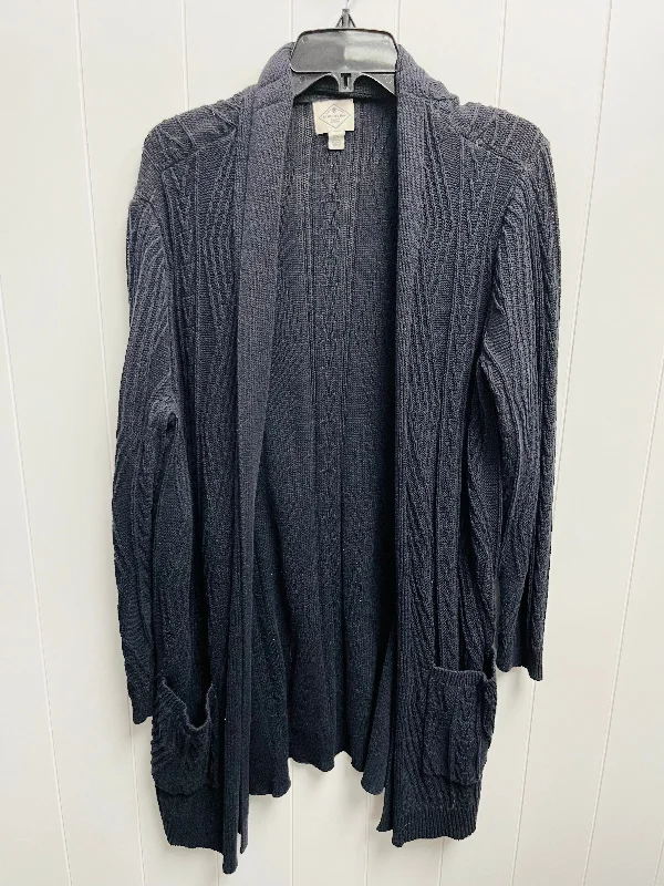 Sweater Cardigan By St Johns Bay In Black, Size: Xxl