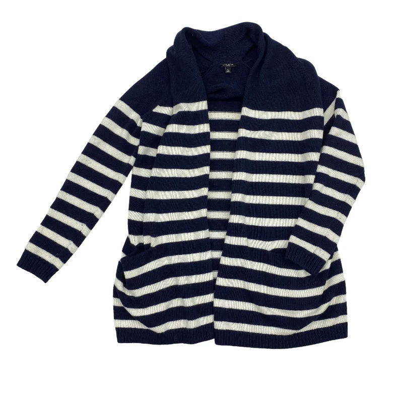 NAVY SWEATER CARDIGAN by TALBOTS Size:PETITE   S