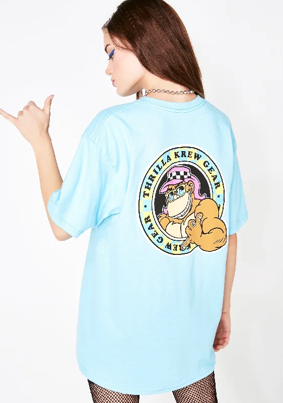 Last Chance Sale Thrilla Gorilla Checker Shaka Tee