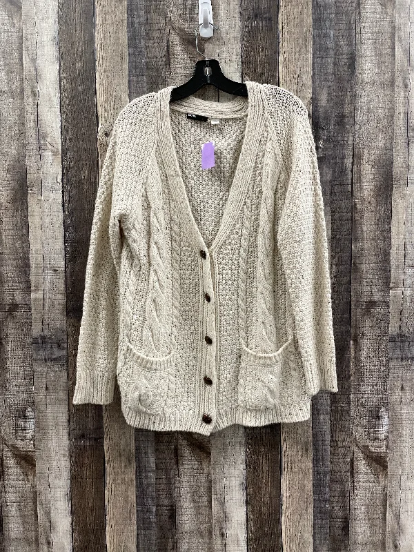 Sweater Cardigan By Bdg In Tan, Size: M