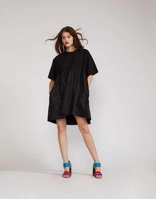 Beat The Heat In Tropical Styles Bree Combo T-Shirt Dress