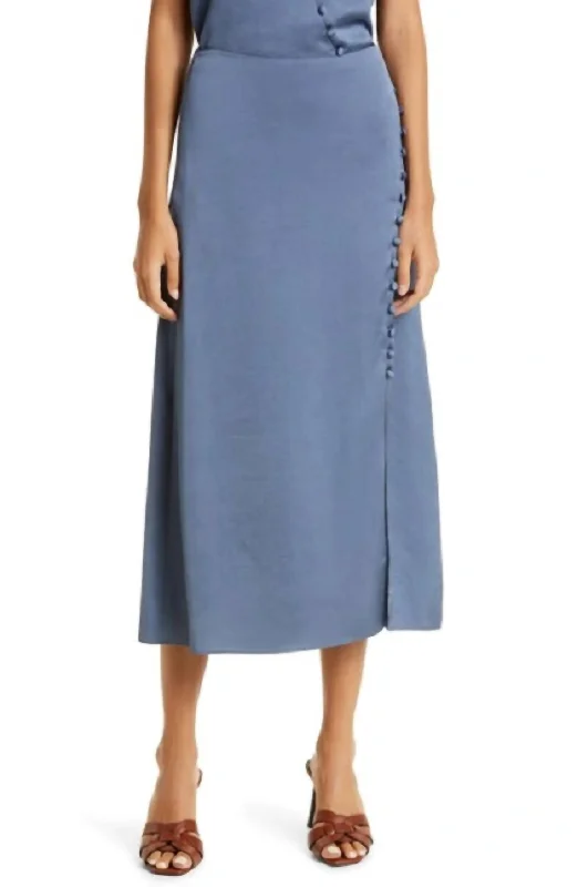 Season Offer Franconia Skirt In Lagoon Blue