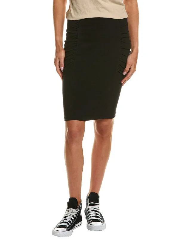 Browse Our Top Products James Perse Brushed Jersey Ruched Mini Skirt