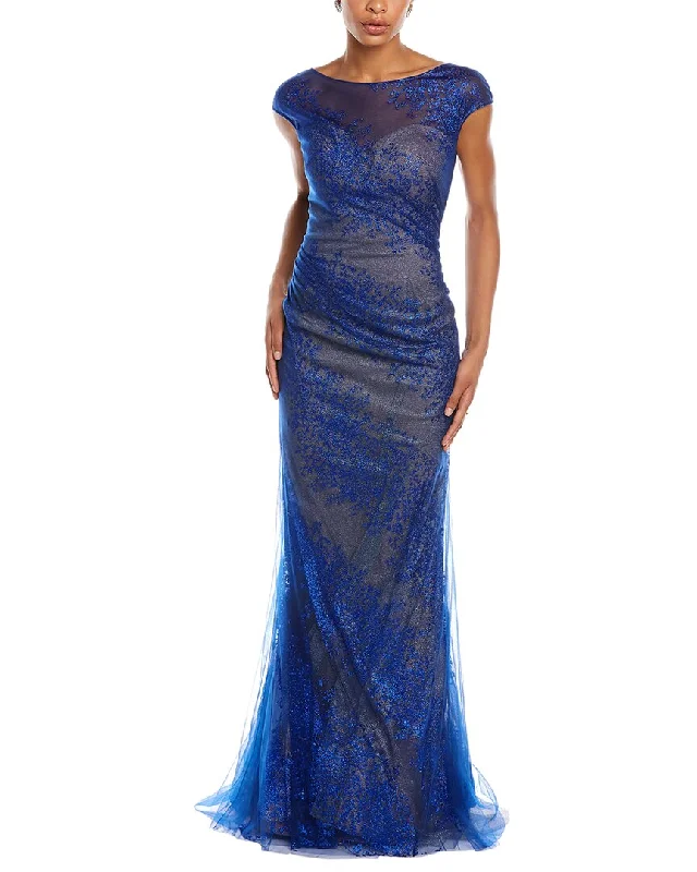 Premium Fashion Rene Ruiz Illusion Gown