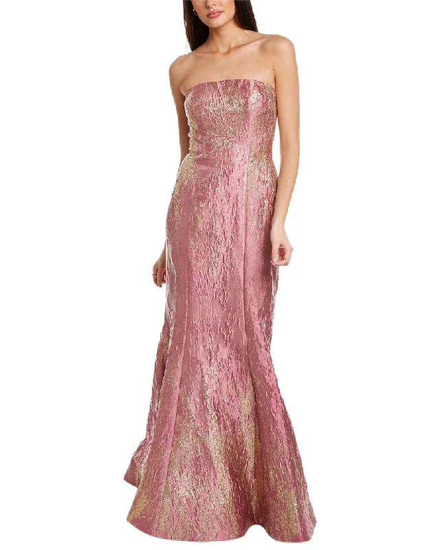 Best Sellers Rene Ruiz Strapless Brocade Gown