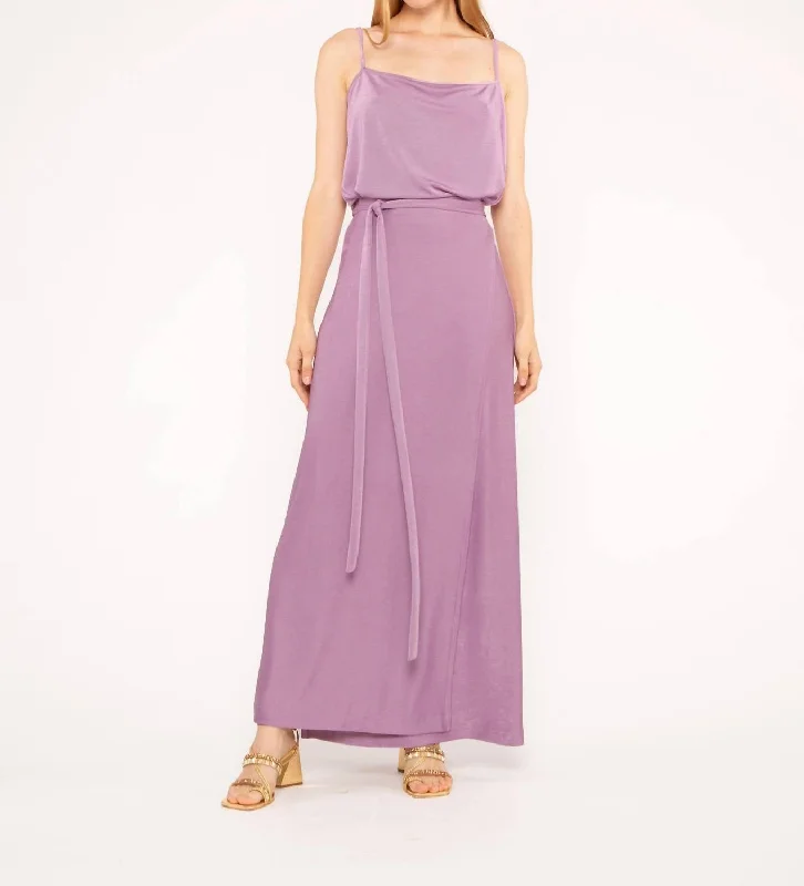 Trend Setting Threads Slinky Wrap Skirt In Lavender