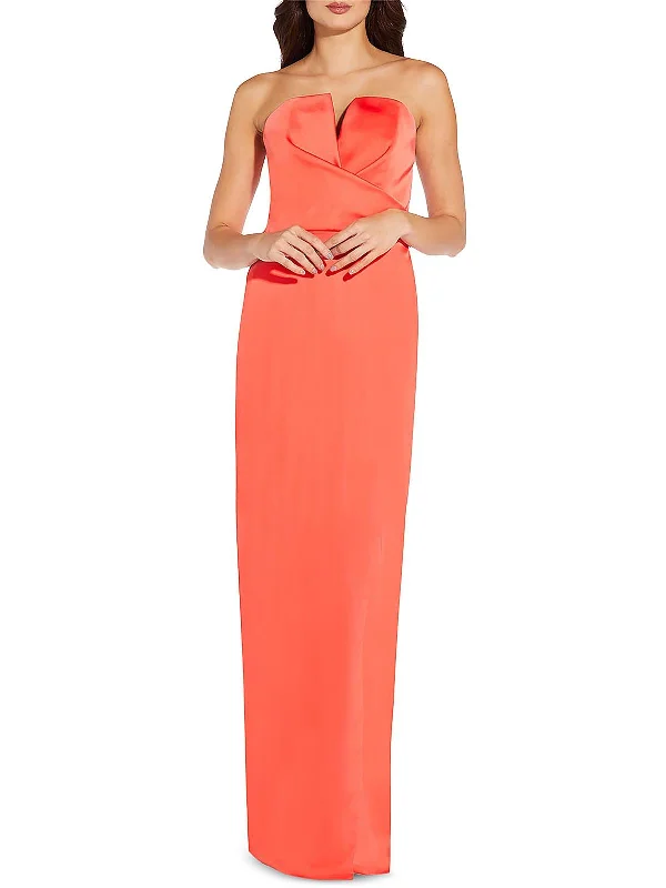 Comfort Meets Fashion Womens Sweetheart Column Evening Dress