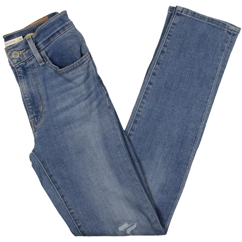 Flash Sale, Don't Miss 724 Womens High-Rise Slim Straight Leg Jeans