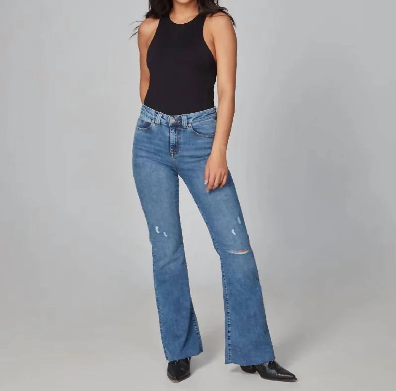 Spring Fashion Alice Blue Mist Jeans