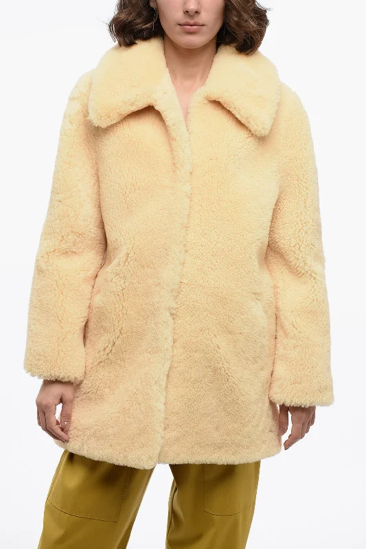 Elegant Styles Ami Alexandre Mattiussi Fur Coat With Hook Closure M Standard Size