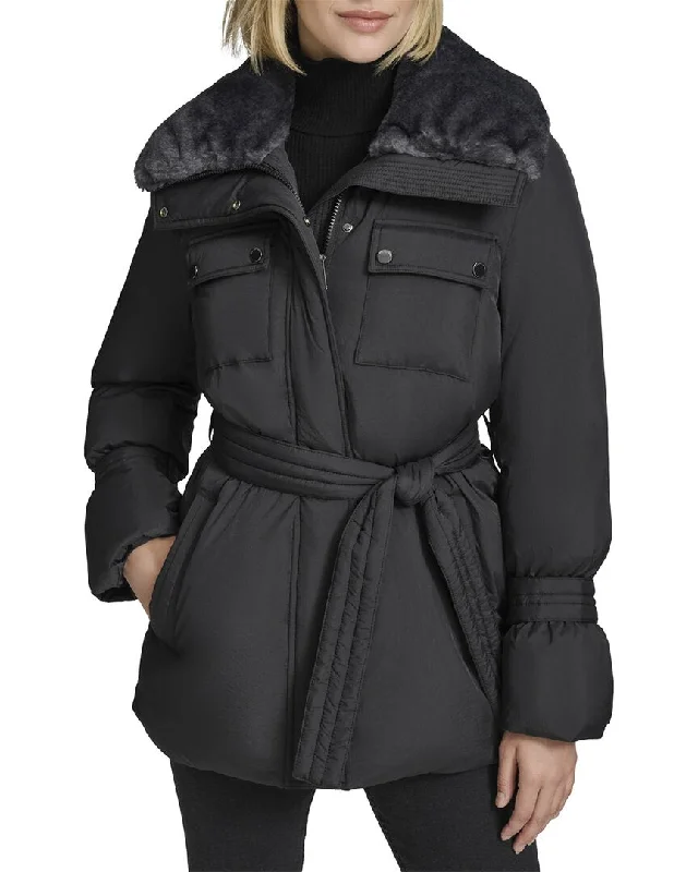 Chic Wardrobe Essentials Andrew Marc Laken Coat