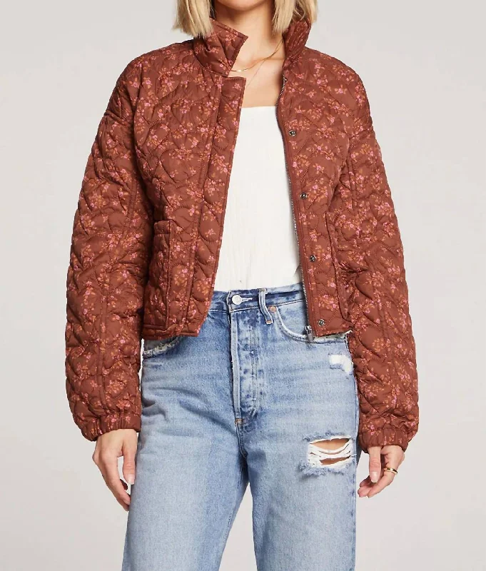 Flash Sales Creston Jacket In Pecan Floral