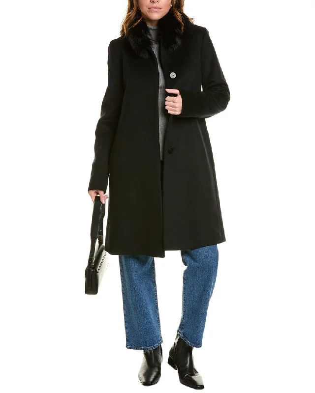 Must Haves FLEURETTE Long Wool-Blend Coat