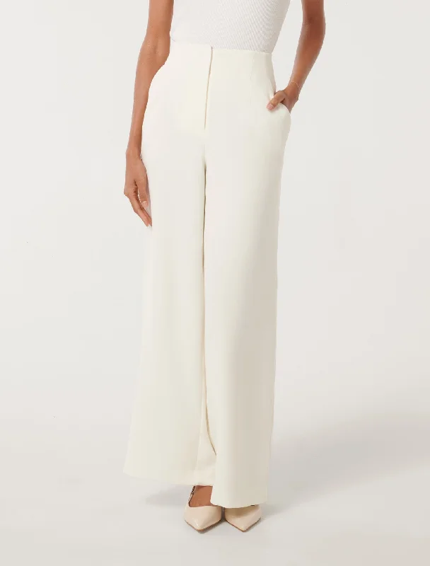 Discover Promotions Freya Petite High Waist Wide Leg Pants