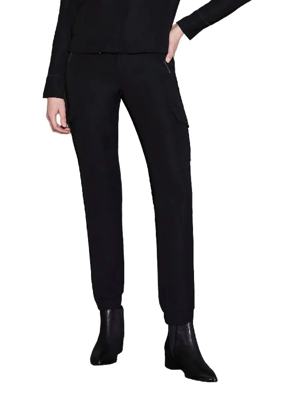 Season Transition Versatile Wear Clearance Highland Park Cargo Pant In Black