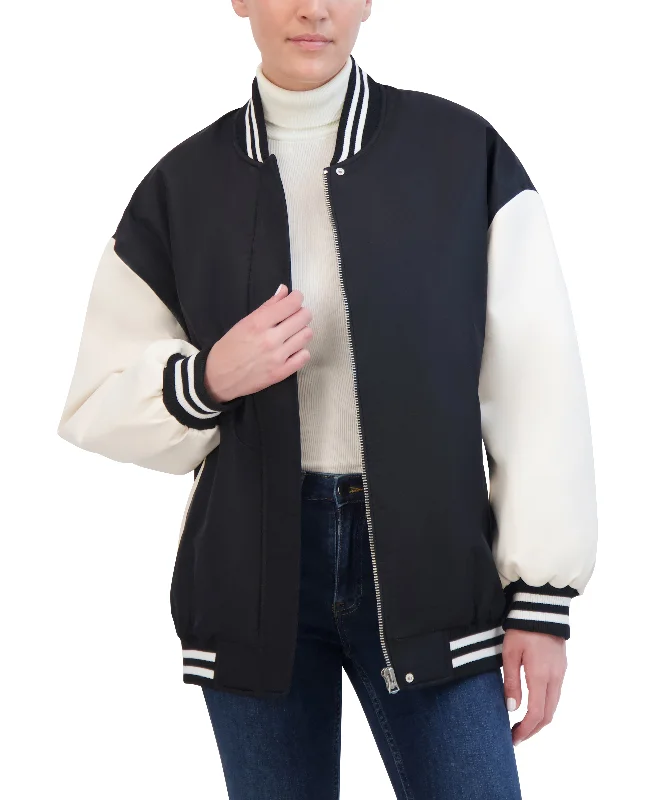 Elegant Clothing Hudson Jeans Women's Oversized Varsity Jacket