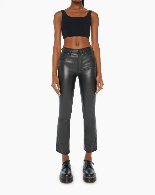 Exclusive Designer Collection Insider Flood Jean In Black