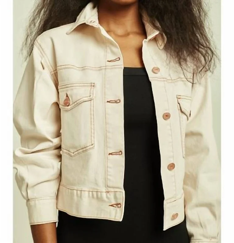 New Arrivals Irene Jacket In Ivory