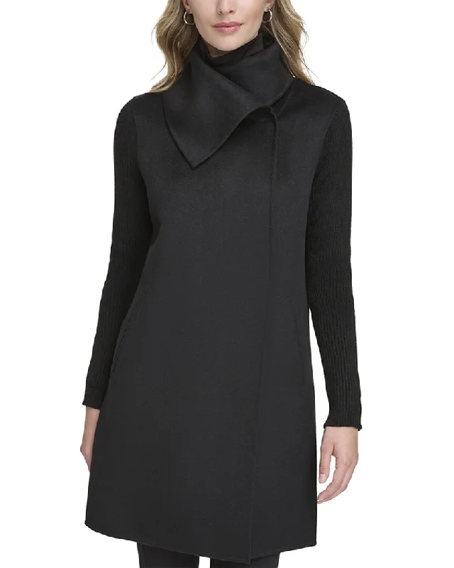 Luxury Comfort Kenneth Cole Wool-Blend Coat