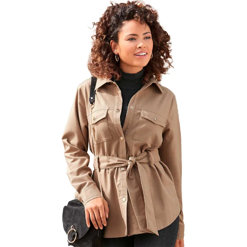 Refined Look LASCANA Women's Utility Style Shirt Jacket