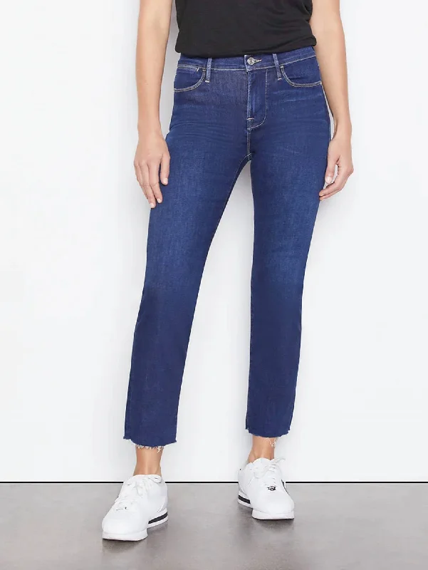 Feminine Elegant Le High Straight Jeans In Sanctuary