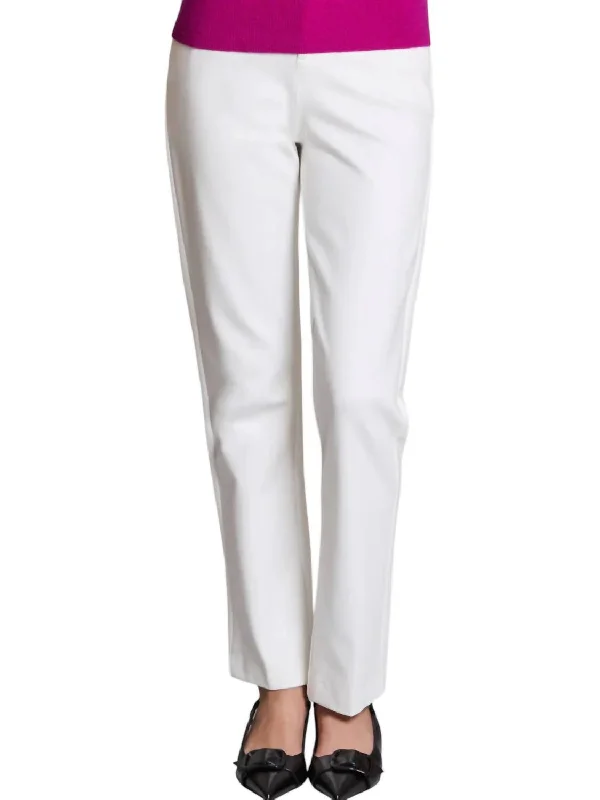 Hot Picks Maddie Ponte Pants In Ivory